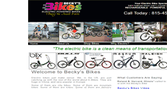 Desktop Screenshot of beckysbikes.com